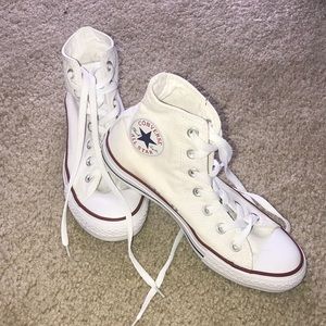 White High Top Converse